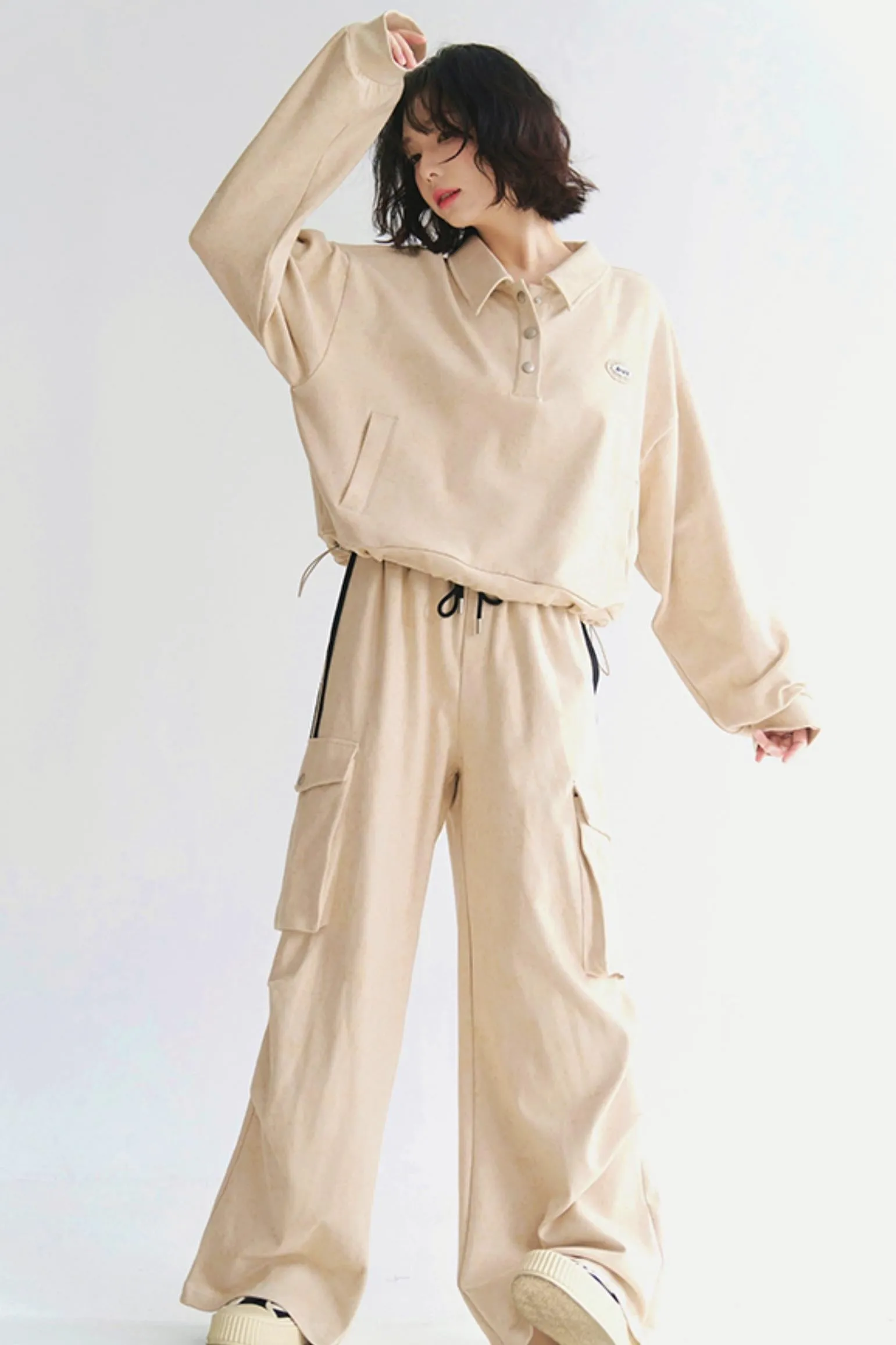 スウェットシャツカーゴパンツセットアップ sold by Belchic product image thumbnail 3