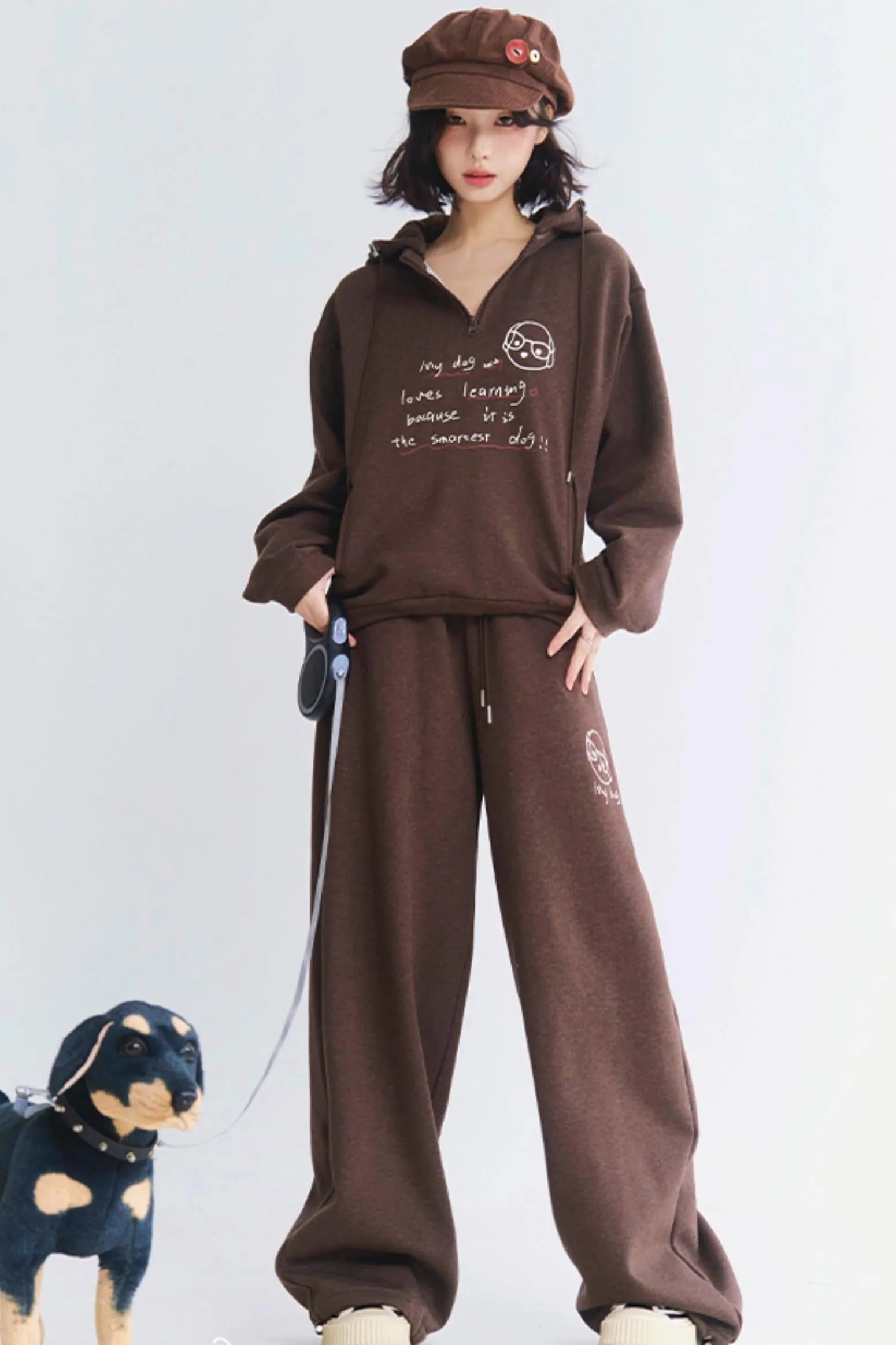 パーカーカジュアルスポーツウェアセットアップ sold by Belchic