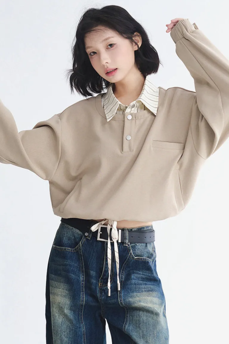 レイヤードルックカラートップス sold by Belchic product image thumbnail 4