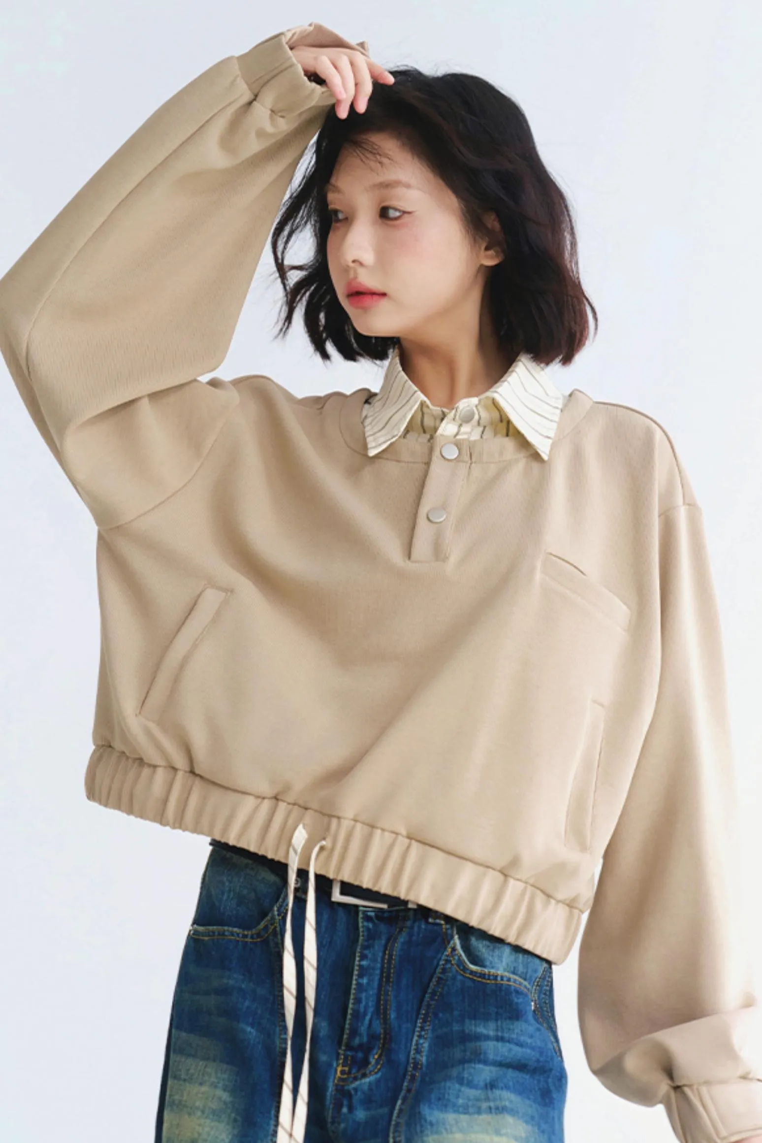 レイヤードルックカラートップス sold by Belchic product image thumbnail 3