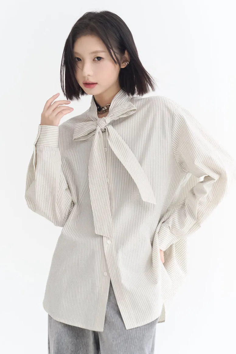 リラックスフィット タイディテール シャツ sold by Belchic product image thumbnail 3