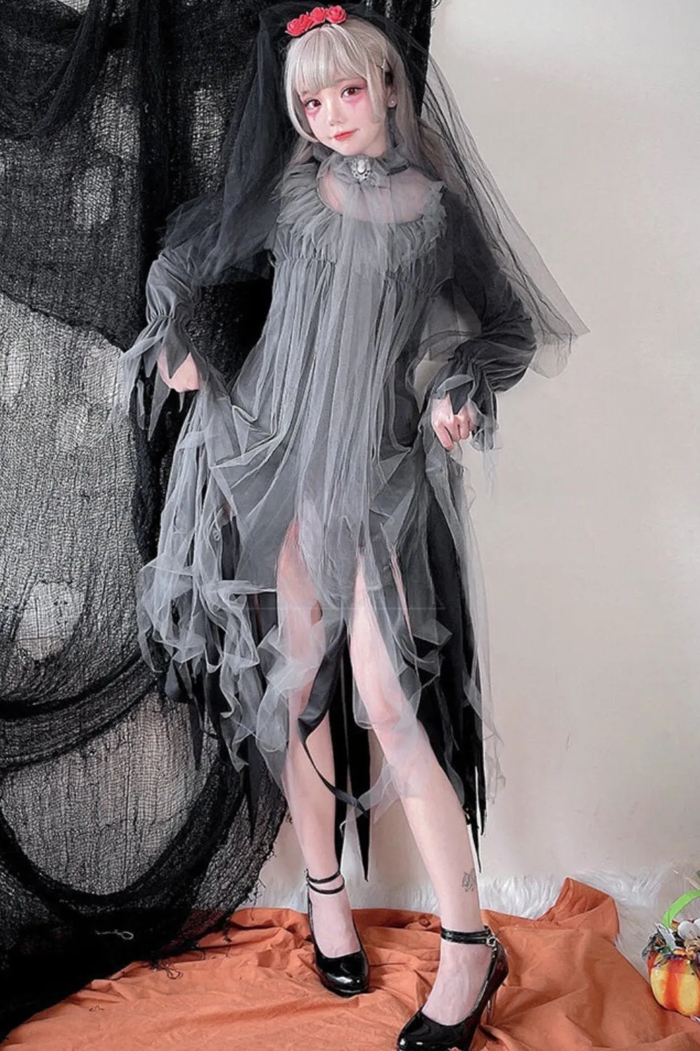 ヴァンパイアナイトクラブハロウィンドレスセット sold by Belchic product image thumbnail 3