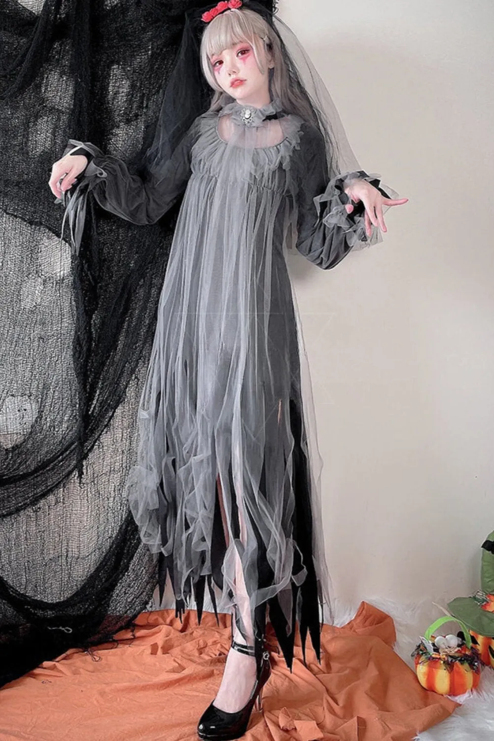 ヴァンパイアナイトクラブハロウィンドレスセット sold by Belchic product image thumbnail 5