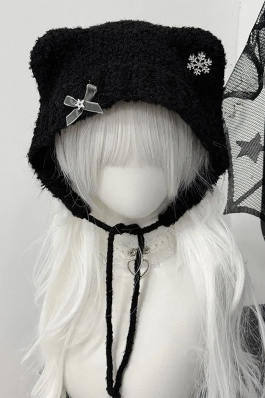 猫耳ニットハット made by Belchic