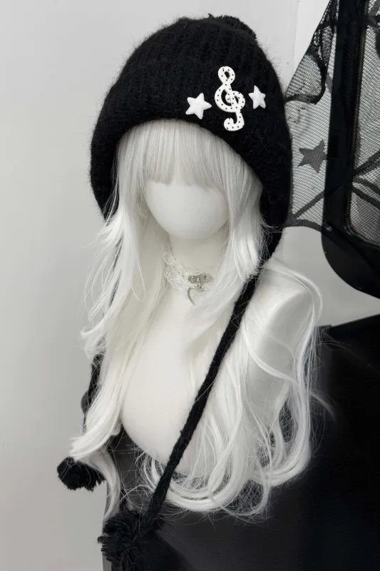 スノーミュージックニットハット＋イヤーマフ sold by Belchic