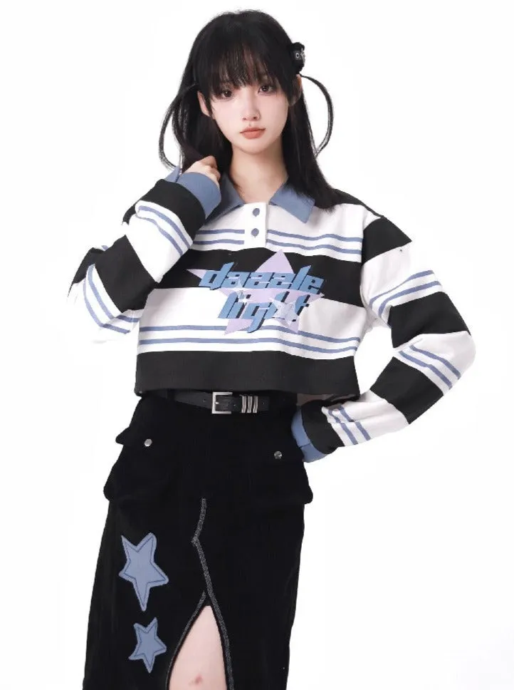 スターボーダートップス+アシメスカート+ルーズロングパンツ sold by Belchic product image thumbnail 4