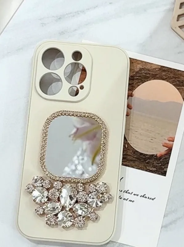 ミラーラインストーンスマホケース sold by Belchic