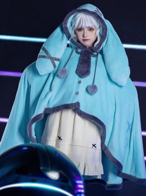 ベルベットメカニカルロップラビットポンチョ sold by Belchic