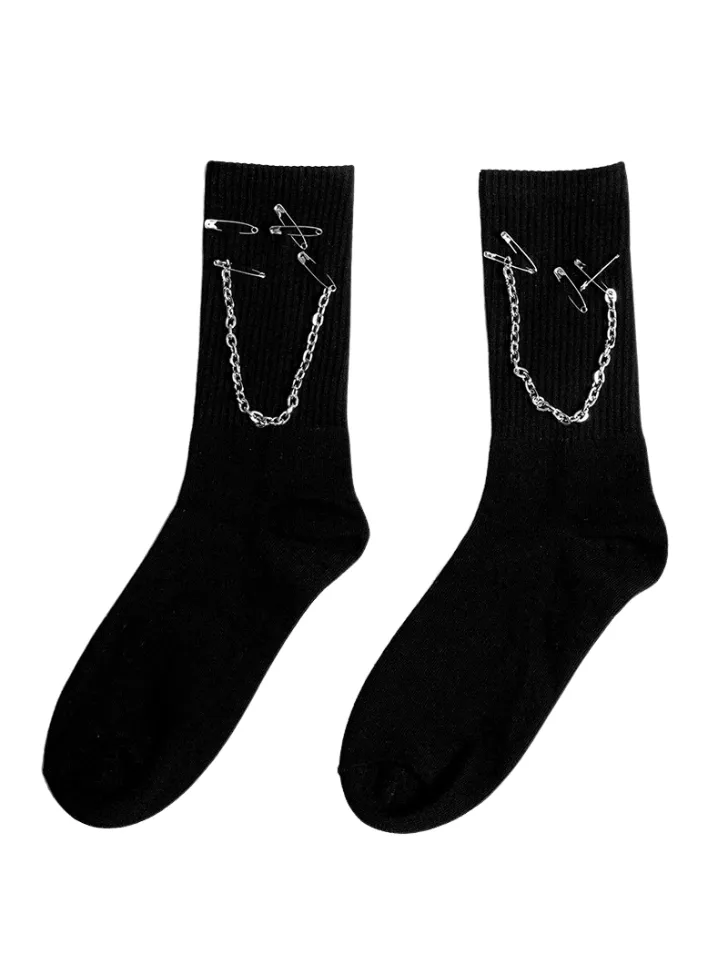 ピンチェーンメタルダークスタイルパンクソックス sold by Belchic product image thumbnail 2