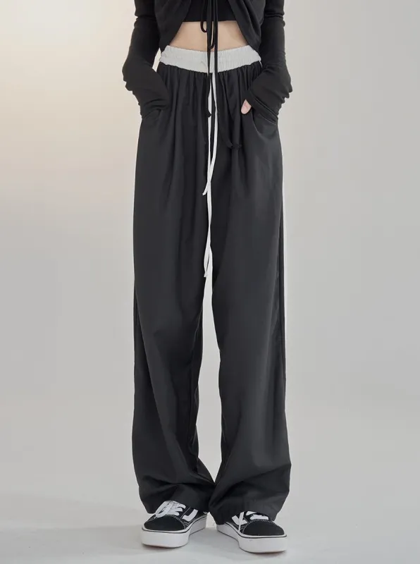 サイドストライプルーズカジュアルパンツ sold by Belchic