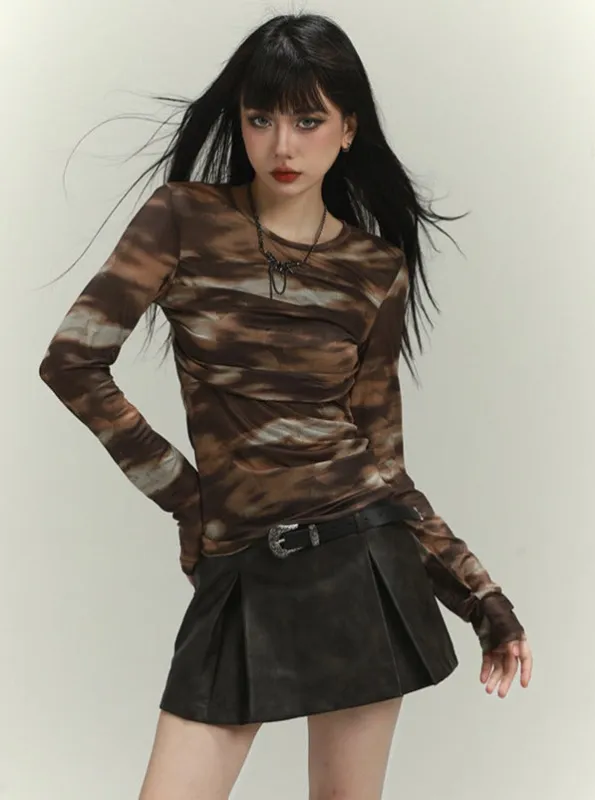 アメリカンタイダイメッシュトップス sold by Belchic