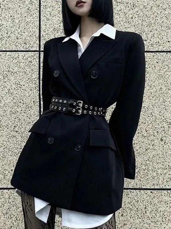 アイレットブラックスーツベルト sold by Belchic