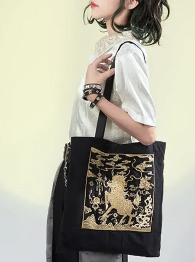 ダークパターンエンブロユニセックスチャイナシャツ sold by Belchic product image thumbnail 5