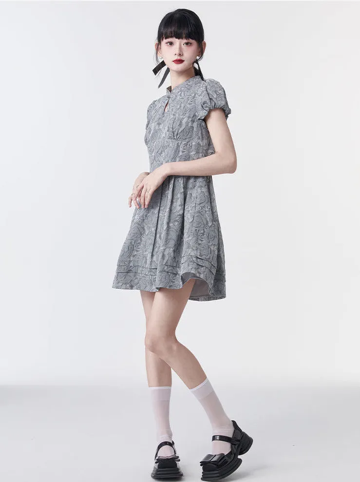 チャイナバタフライ&フラワージャカードドレス sold by Belchic product image thumbnail 5