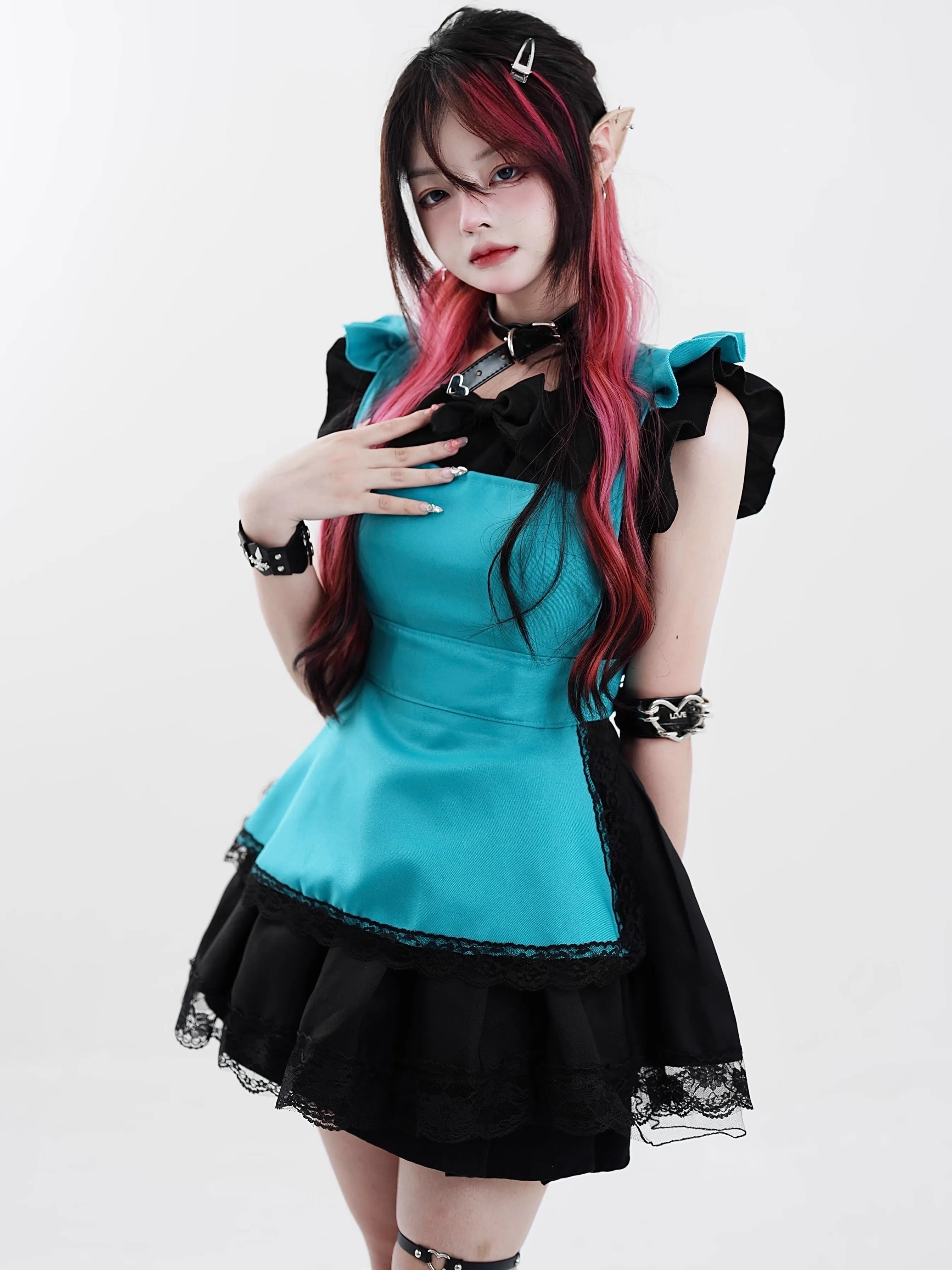 サブエラホットガールフリルレースメイドドレスセット sold by Belchic product image thumbnail 2