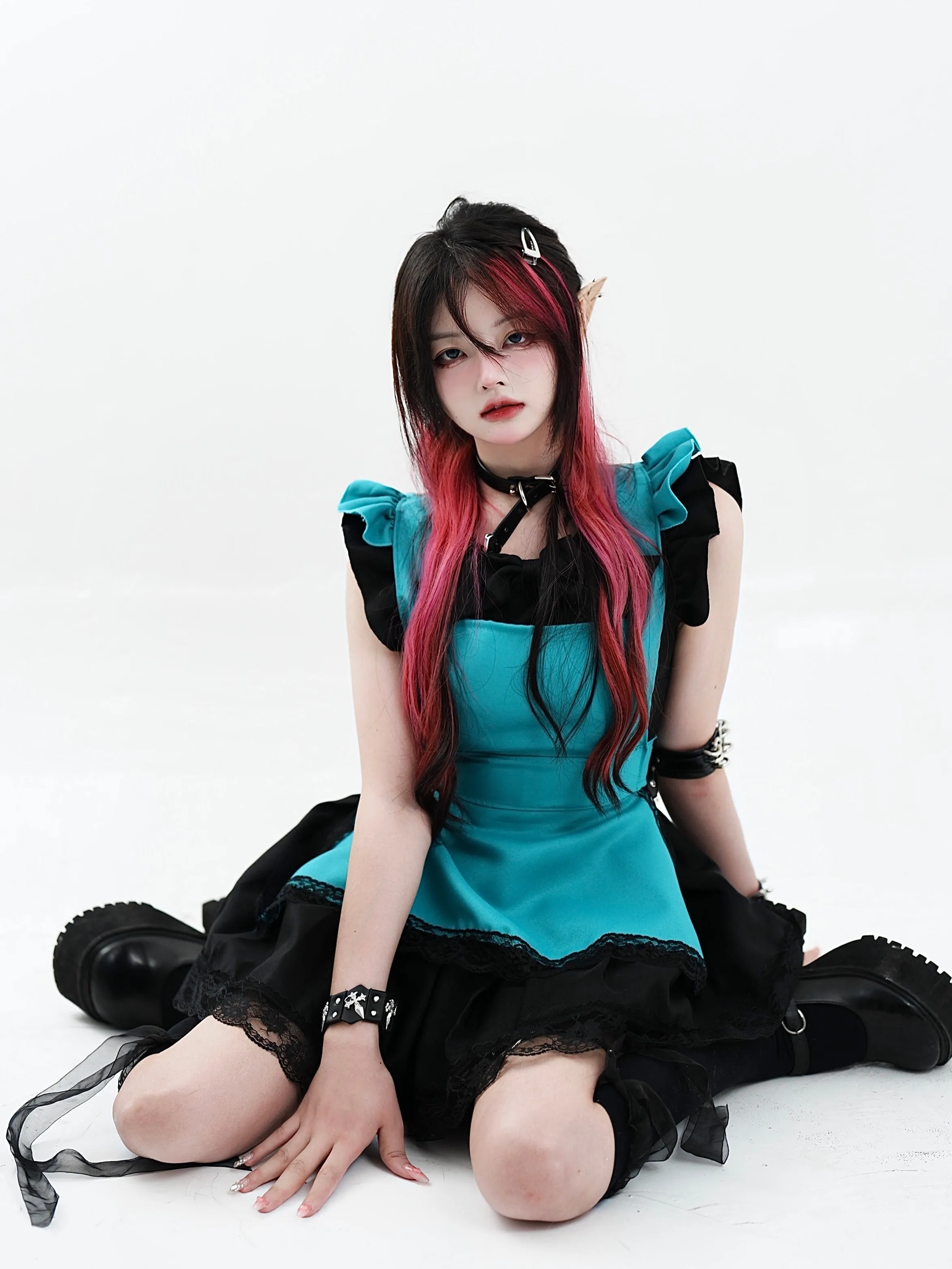 サブエラホットガールフリルレースメイドドレスセット sold by Belchic product image thumbnail 4