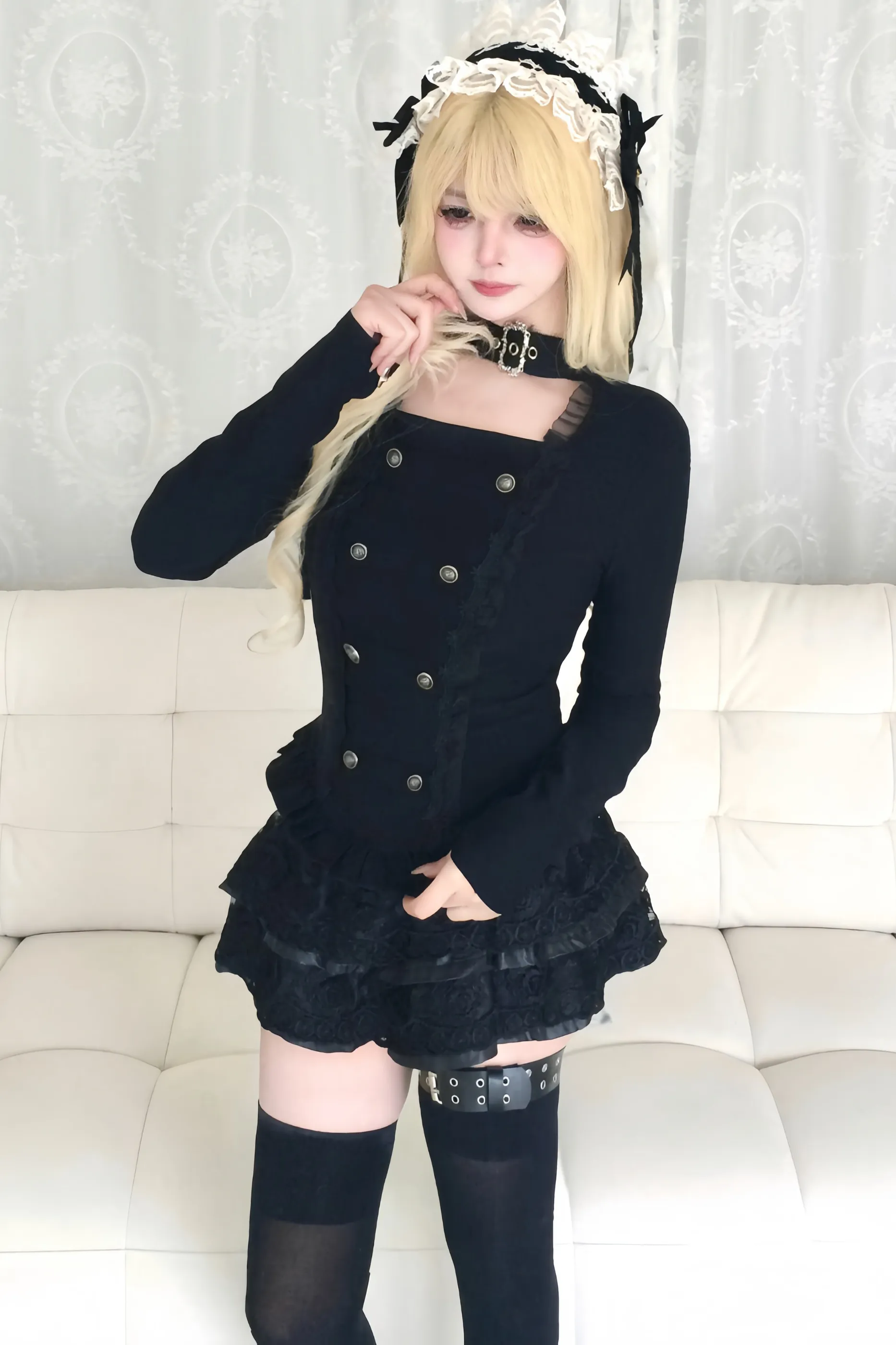 ダークスリムフィットカーディガン sold by Belchic