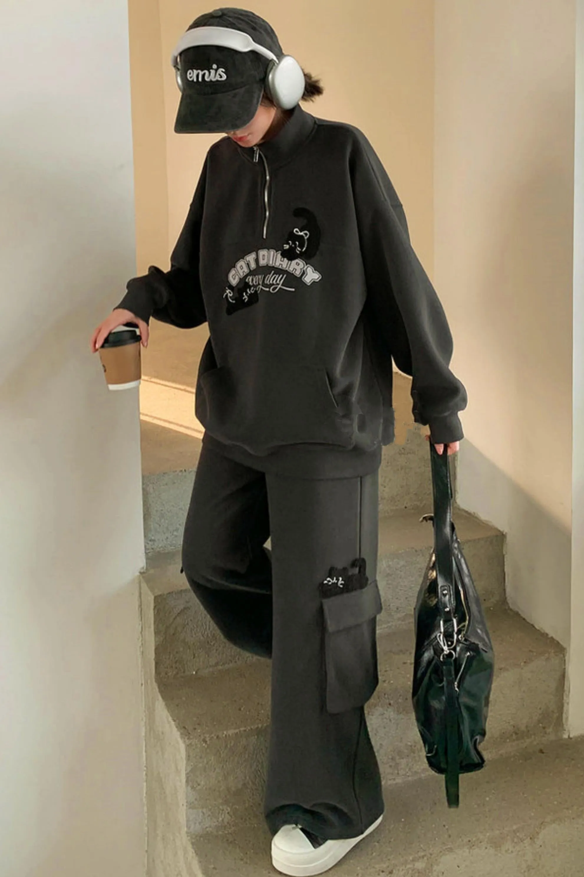 アメリカンキャットレタートップス+パンツ sold by Belchic product image thumbnail 2