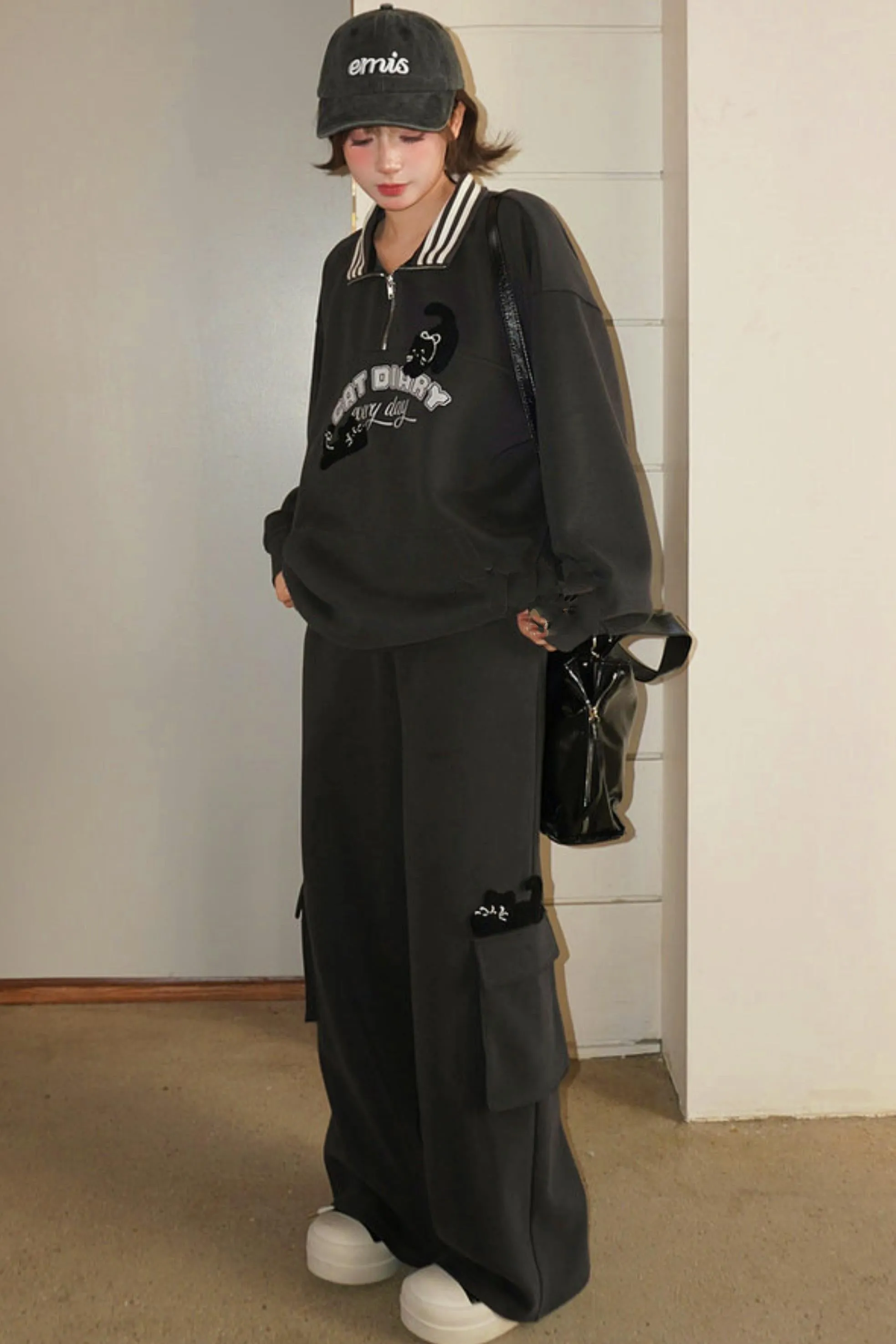 アメリカンキャットレタートップス+パンツ sold by Belchic product image thumbnail 4