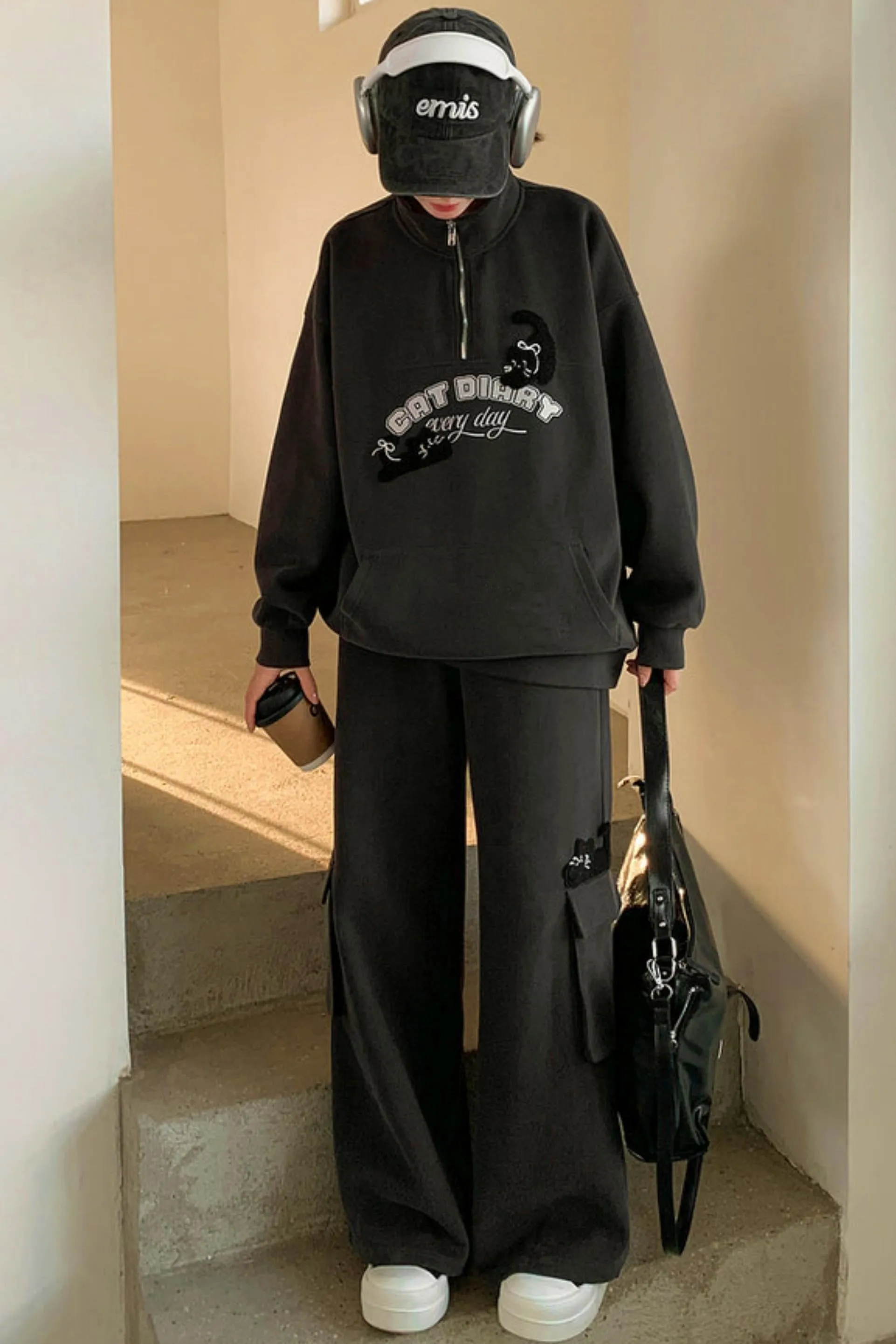 アメリカンキャットレタートップス+パンツ sold by Belchic product image thumbnail 3