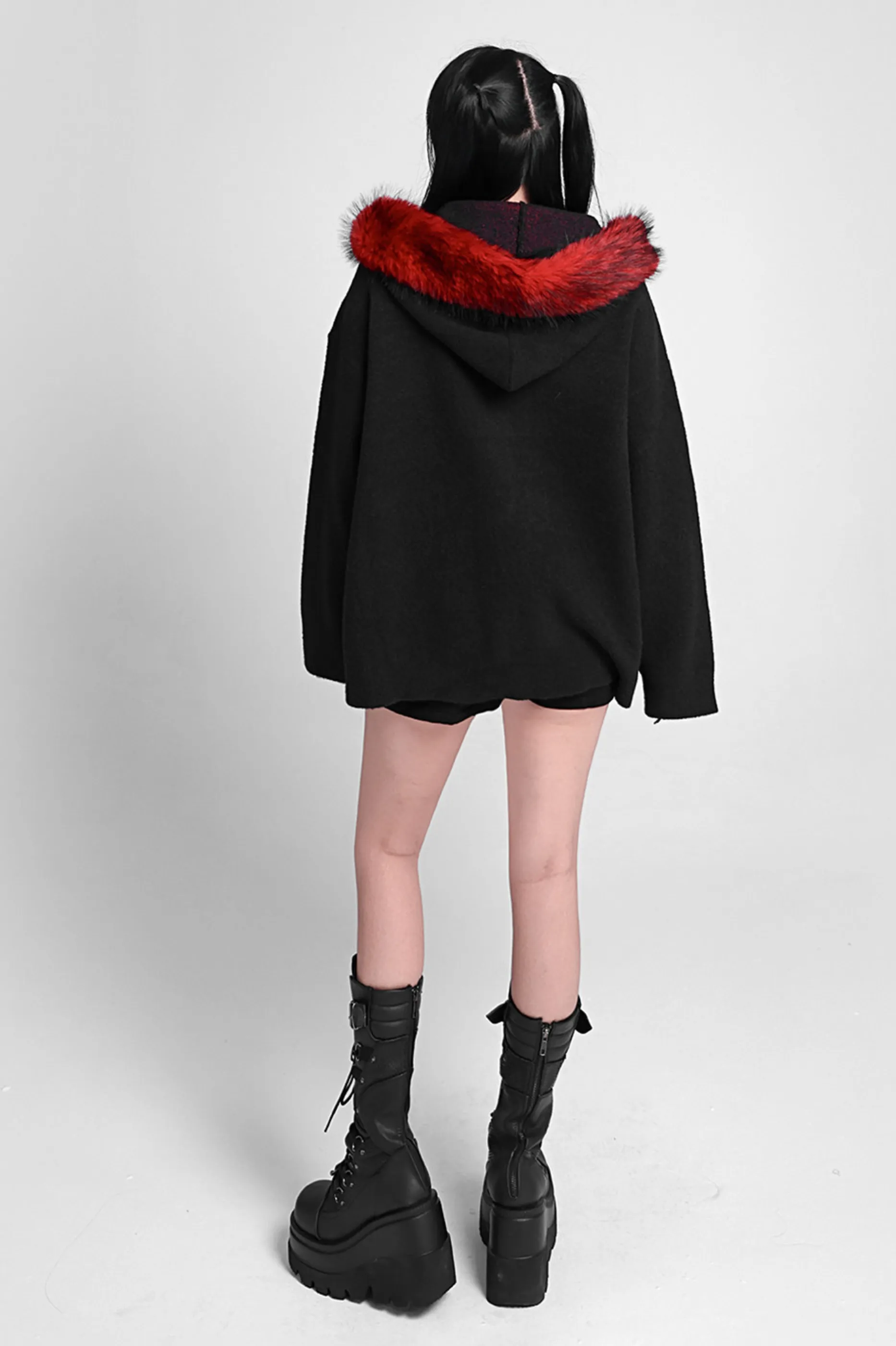 ゴシックファーフードカーディガン sold by Belchic product image thumbnail 5