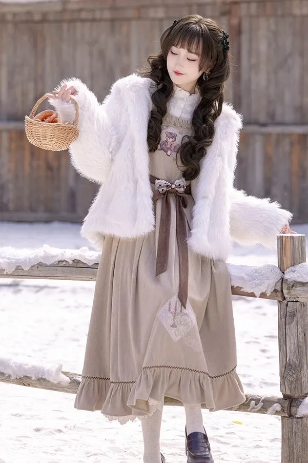 アンティークレースコーデュロイドレス+ブラウス sold by Belchic product image thumbnail 4