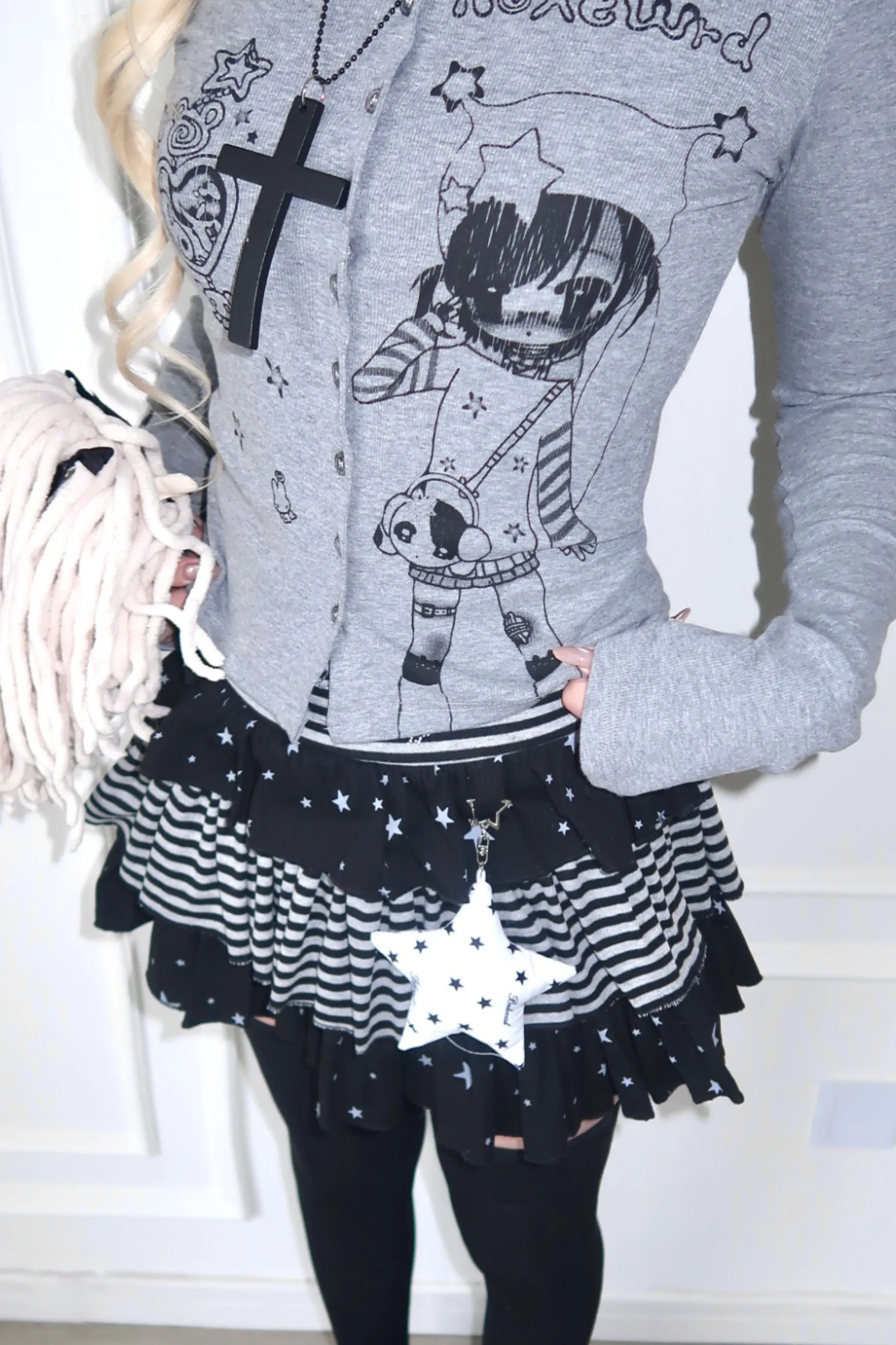 ゴシックガールスリムスリミングトップス sold by Belchic product image thumbnail 4