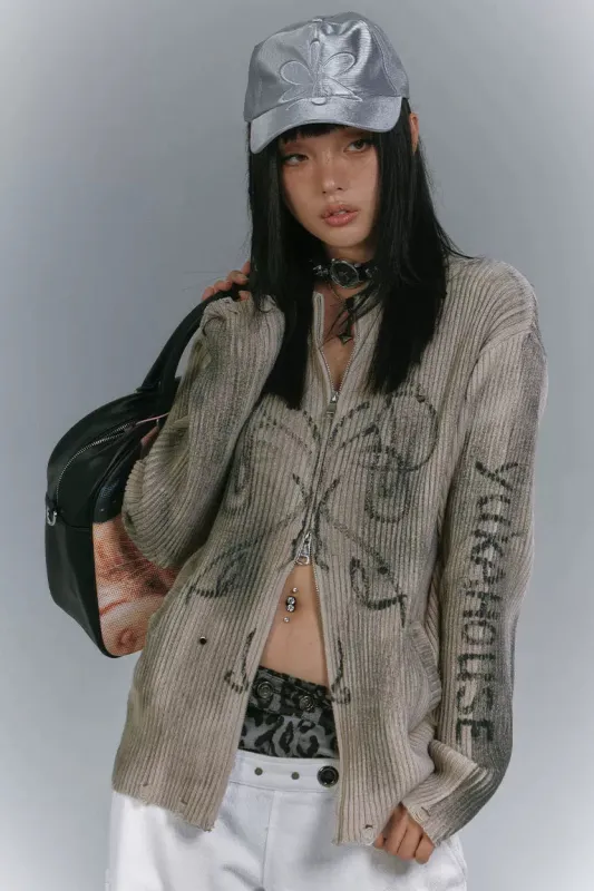 ダークモードジッパートップス made by Belchic