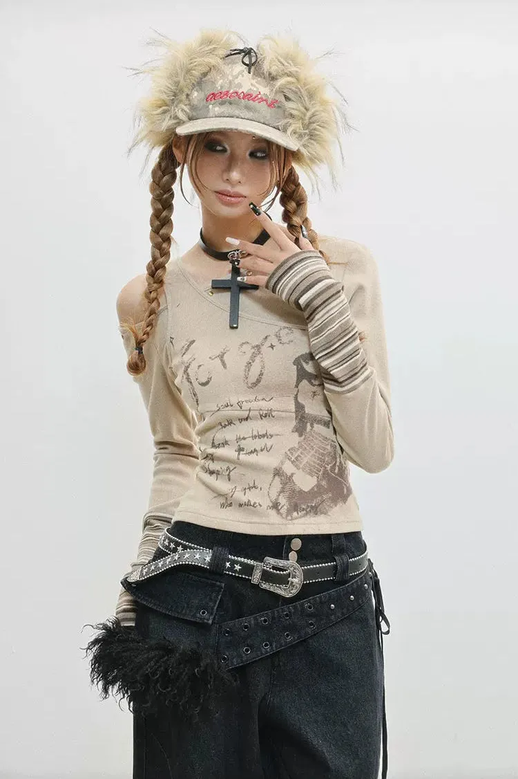 スリムフィットオフショルダートップス sold by Belchic product image thumbnail 5