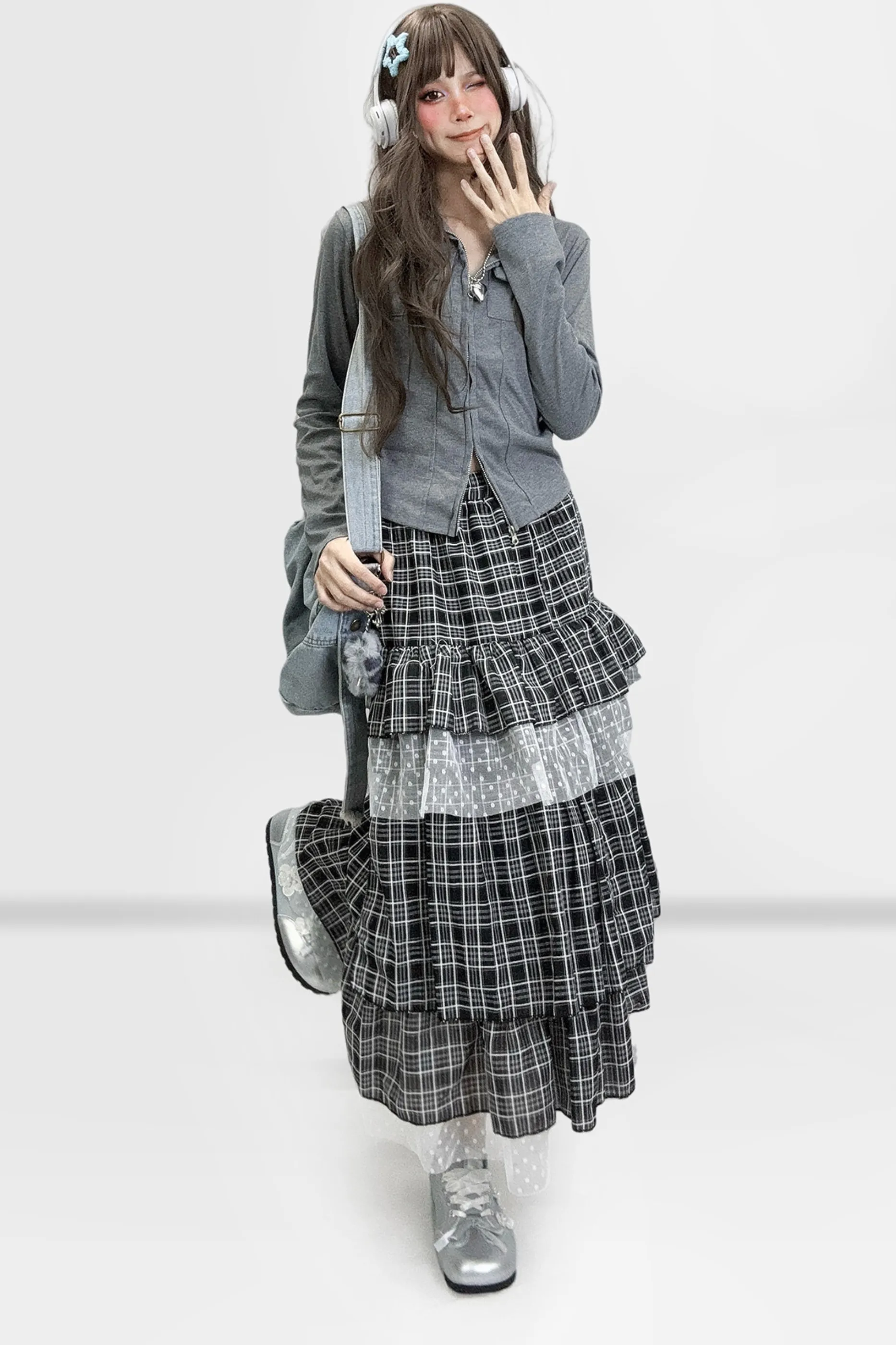 スリムジップカーディガン sold by Belchic product image thumbnail 4