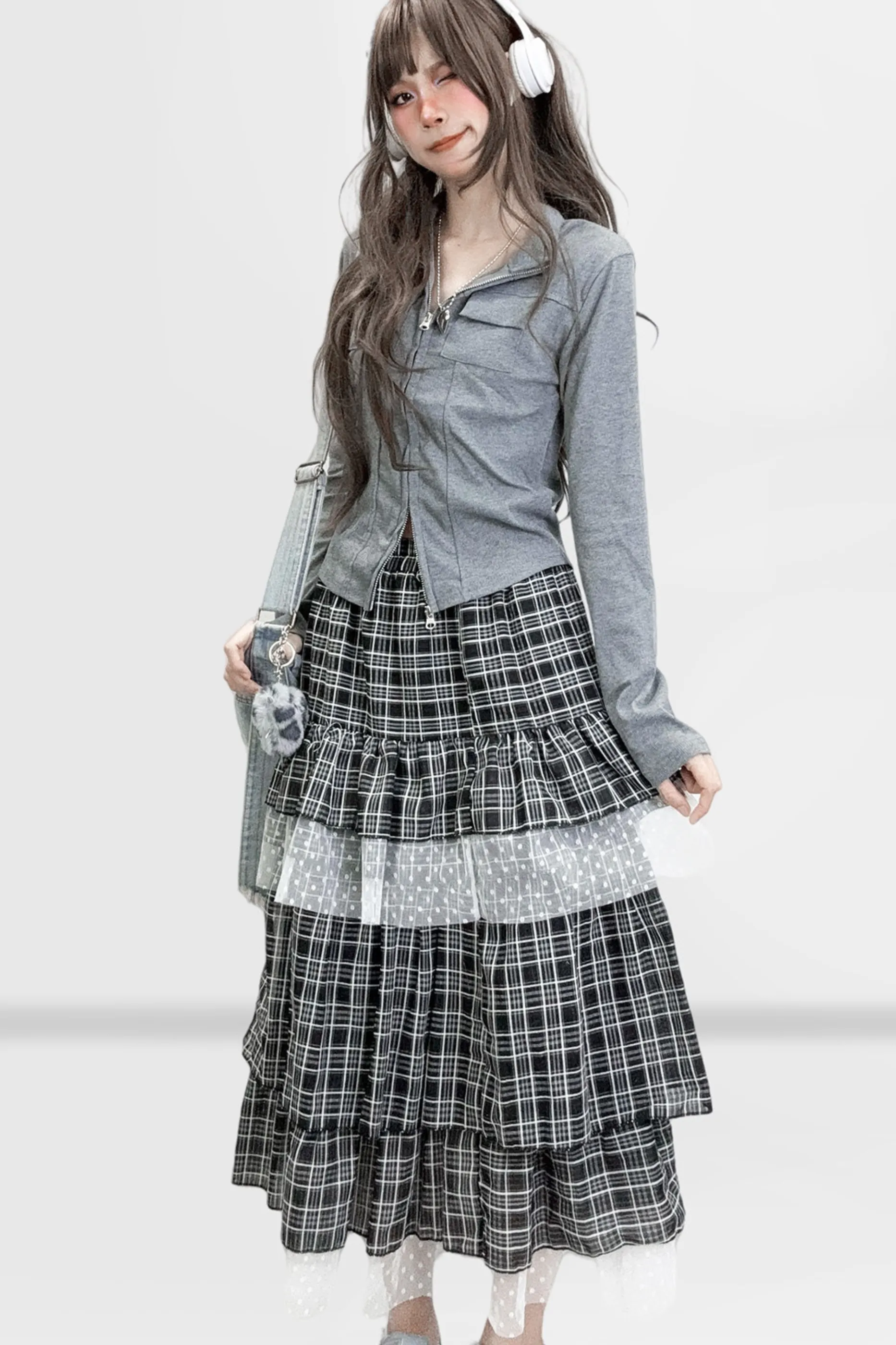 スリムジップカーディガン sold by Belchic product image thumbnail 2