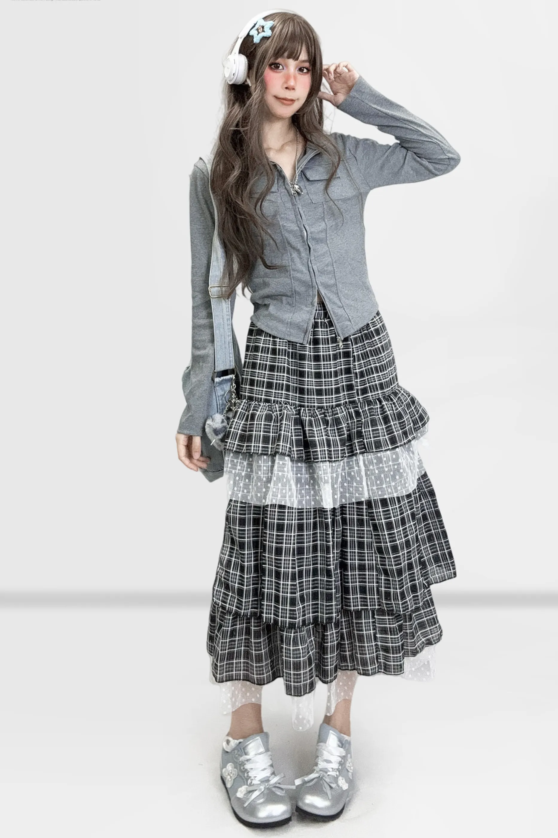スリムジップカーディガン sold by Belchic product image thumbnail 3