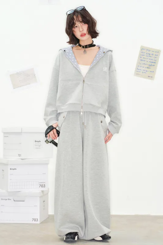 カジュアルモードフードパーカー+ルーズパンツ sold by Belchic