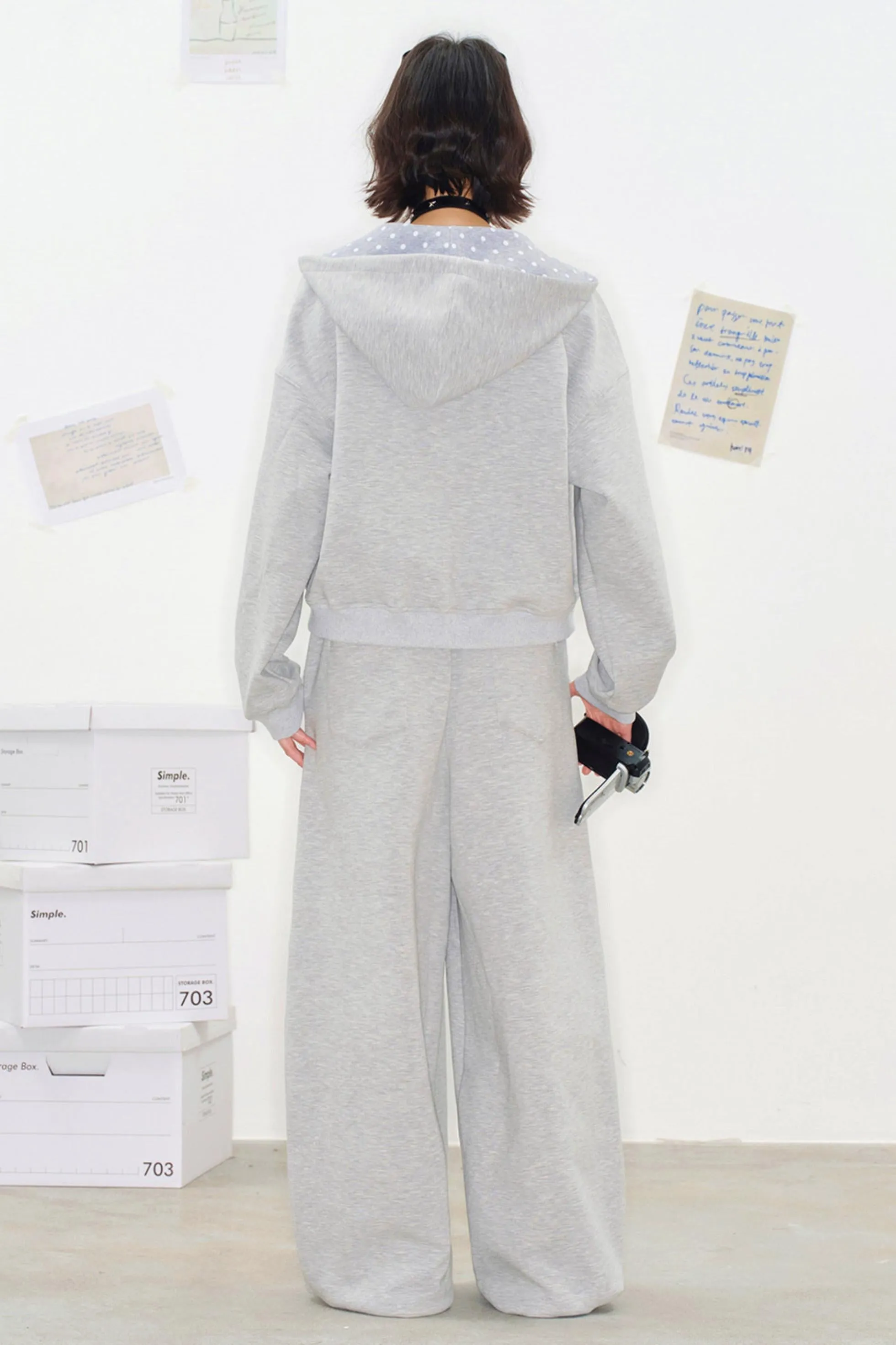 カジュアルモードフードパーカー+ルーズパンツ sold by Belchic product image thumbnail 2