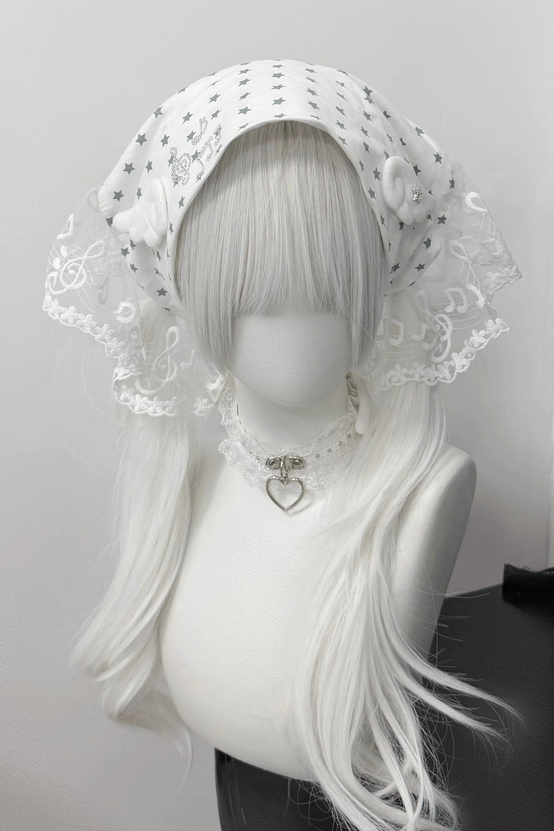 ミュージカルノートレースヘッドスカーフ sold by Belchic product image thumbnail 3