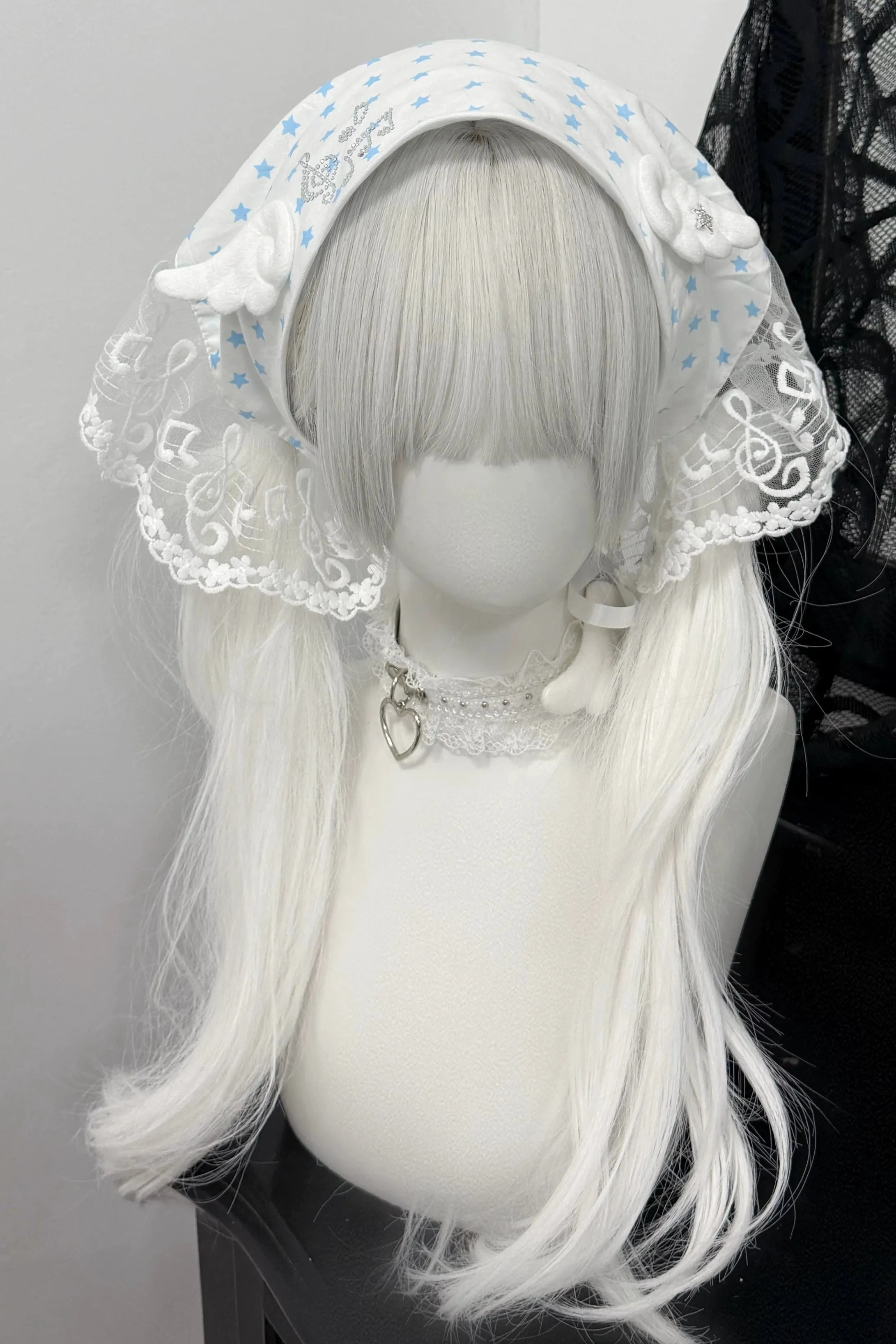 ミュージカルノートレースヘッドスカーフ sold by Belchic product image thumbnail 2