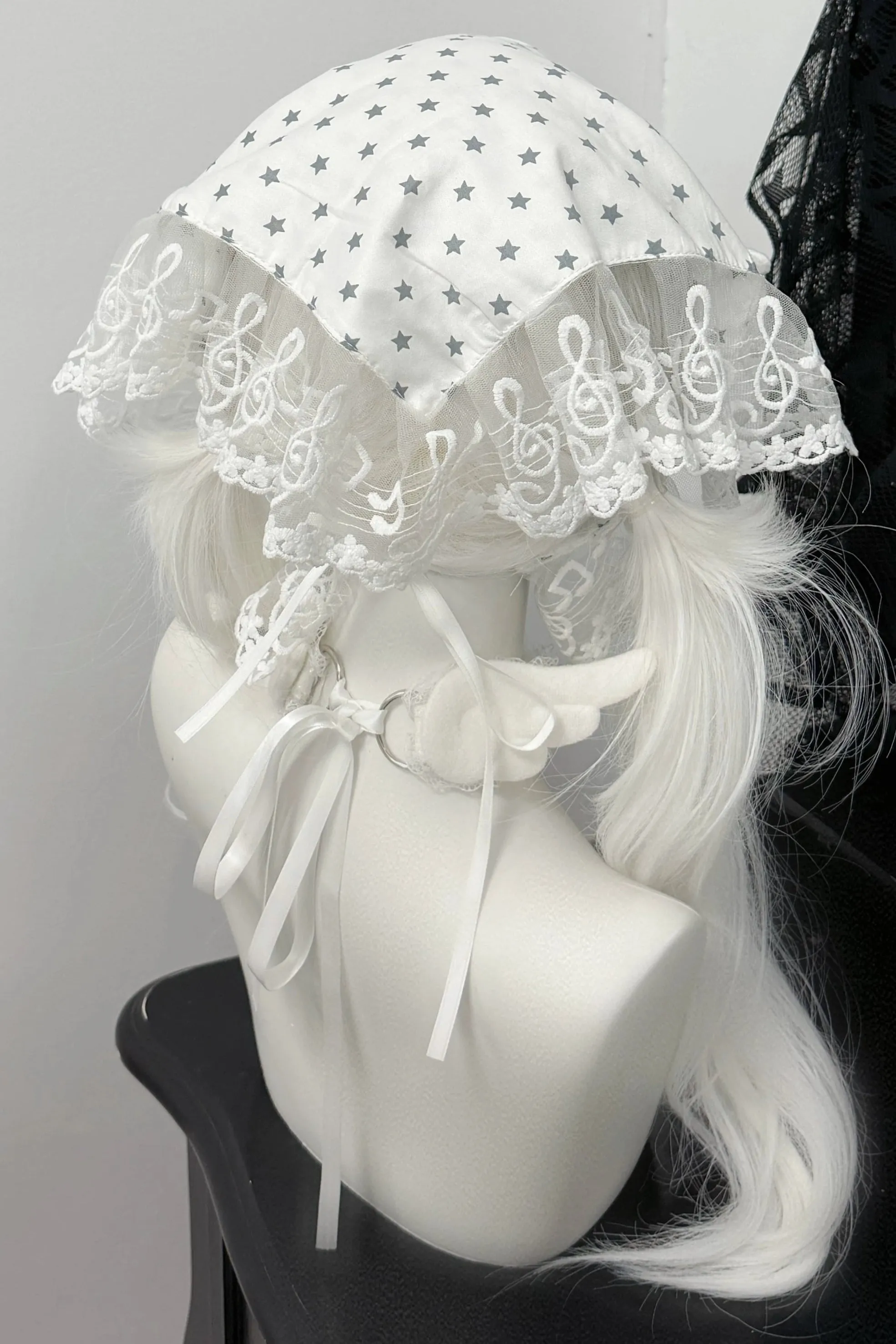 ミュージカルノートレースヘッドスカーフ sold by Belchic product image thumbnail 4
