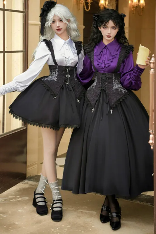 ゴシックツインスプリングブラシャツドレスセットアップ made by Belchic