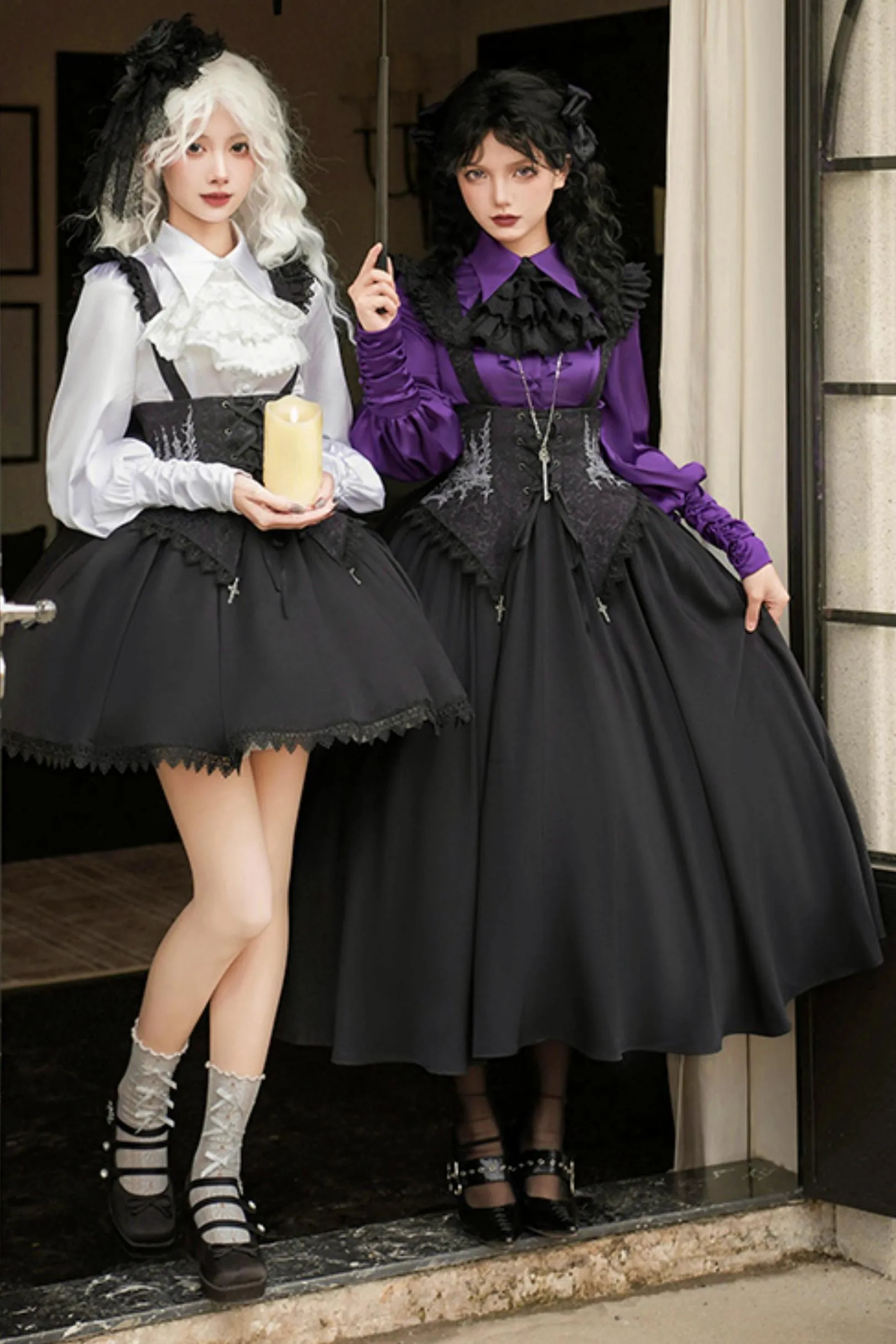 ゴシックツインスプリングブラシャツドレスセットアップ sold by Belchic product image thumbnail 3