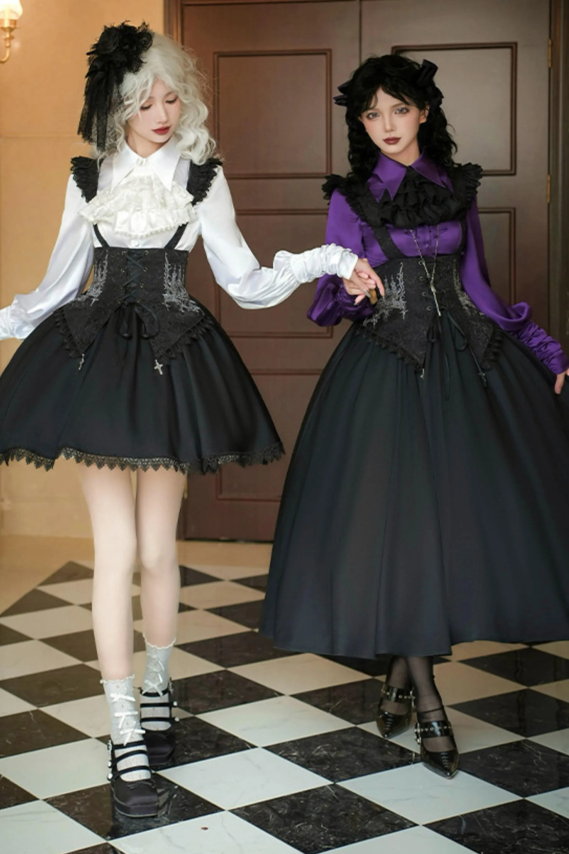 ゴシックツインスプリングブラシャツドレスセットアップ sold by Belchic product image thumbnail 2