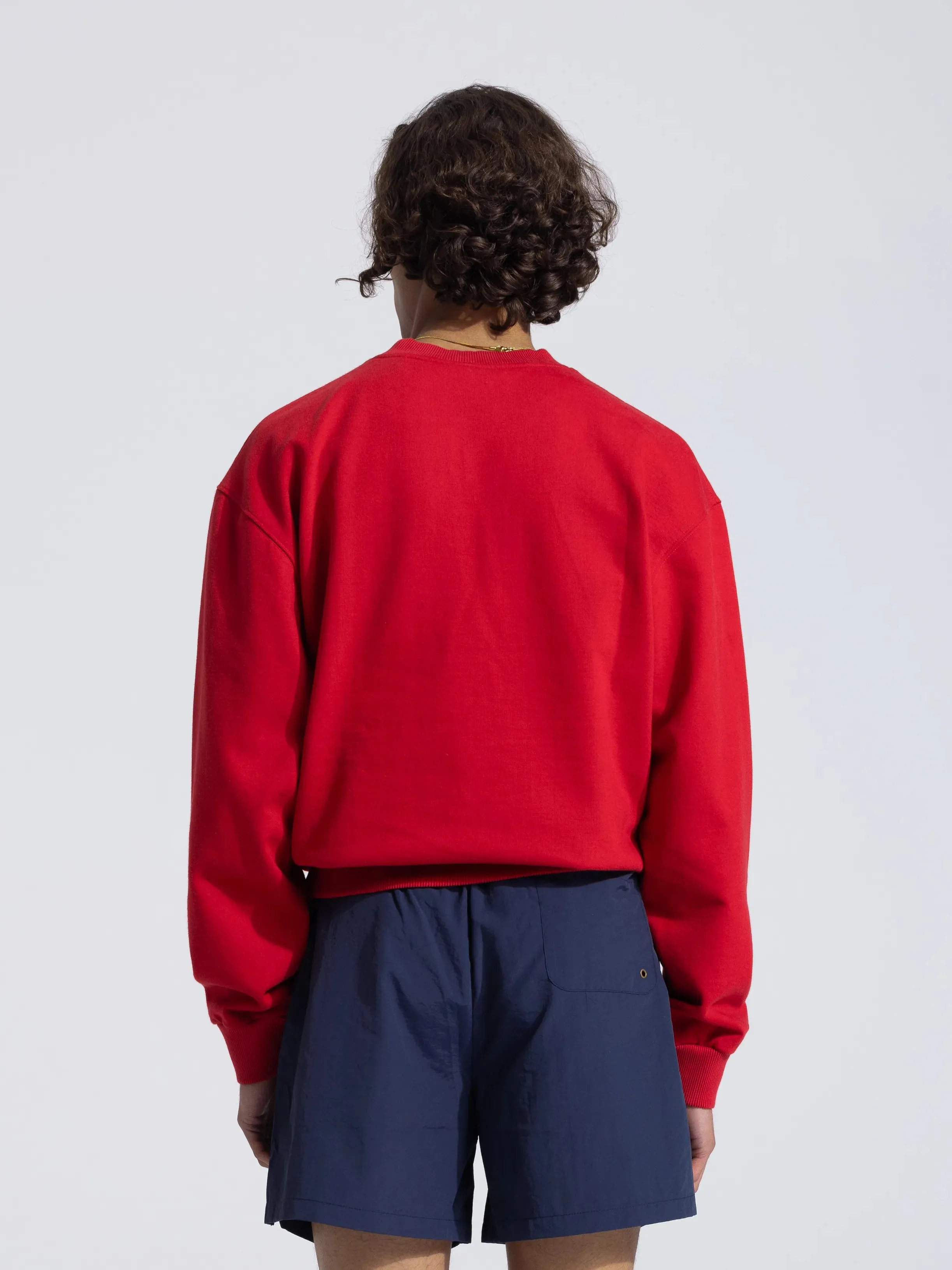 Eyelet Crewneck - Red sold by Bram's Fruit product image thumbnail 2