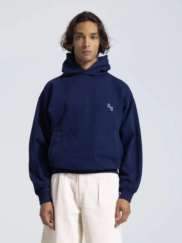 Monogram Boxing Glove Hoodie - Navy sold by Bram's Fruit