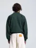 Eyelet Zip Up - Dark Green sold by Bram's Fruit