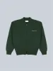 Eyelet Zip Up - Dark Green sold by Bram's Fruit