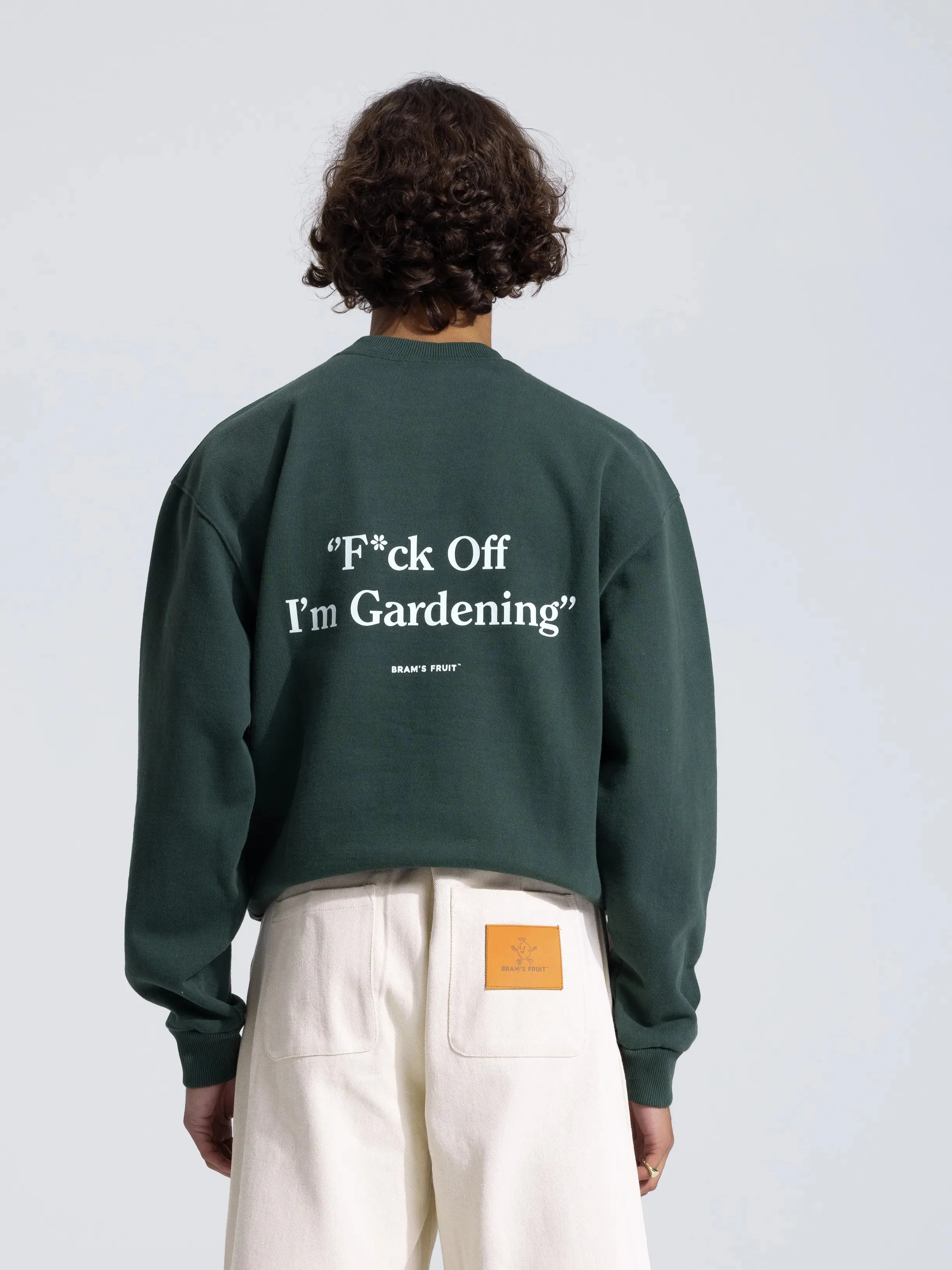 F*ck Off I'm Gardening Crewneck - Dark Green sold by Bram's Fruit