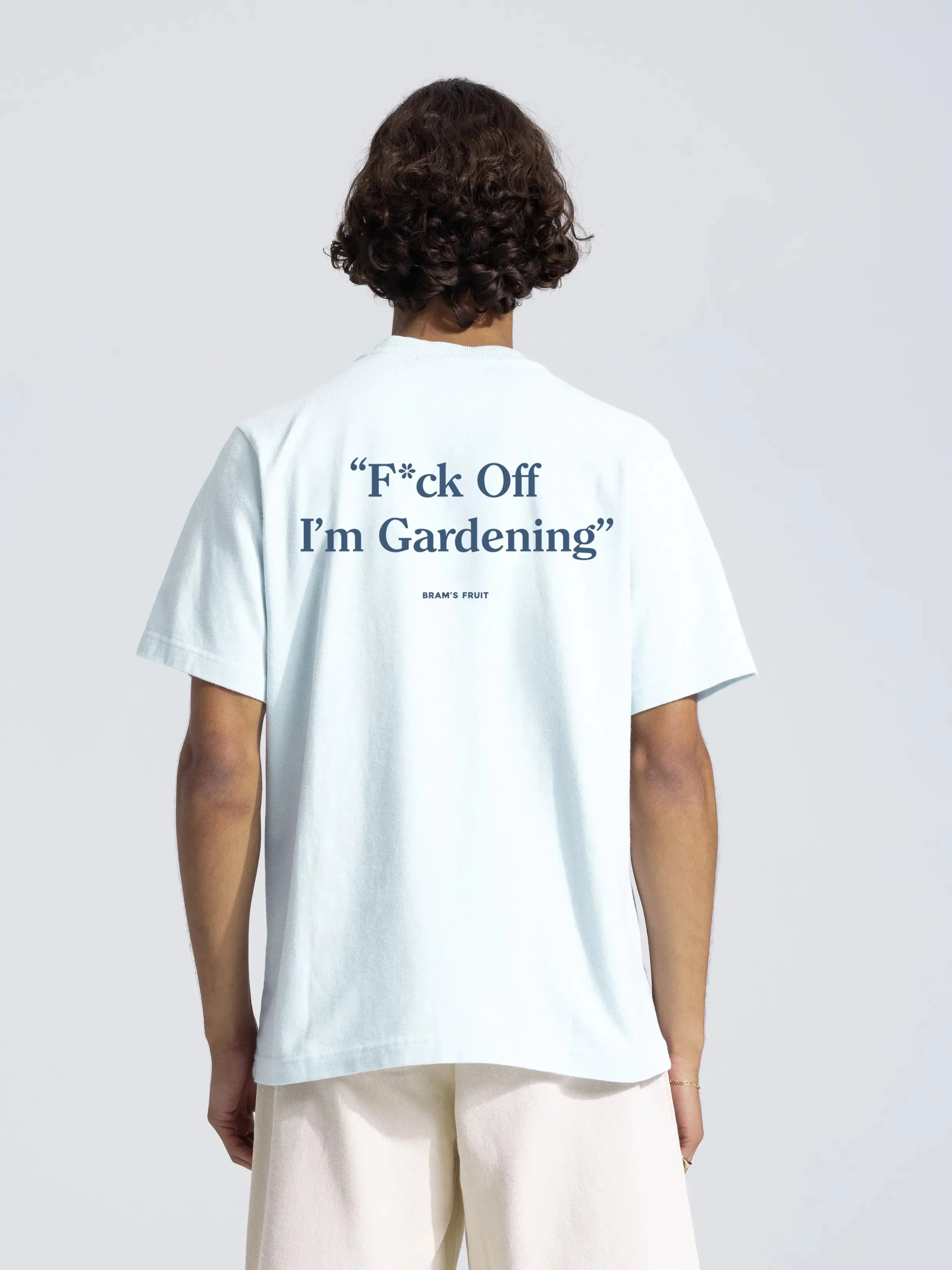 F*ck Off I'm Gardening T-Shirt - Light Blue sold by Bram's Fruit