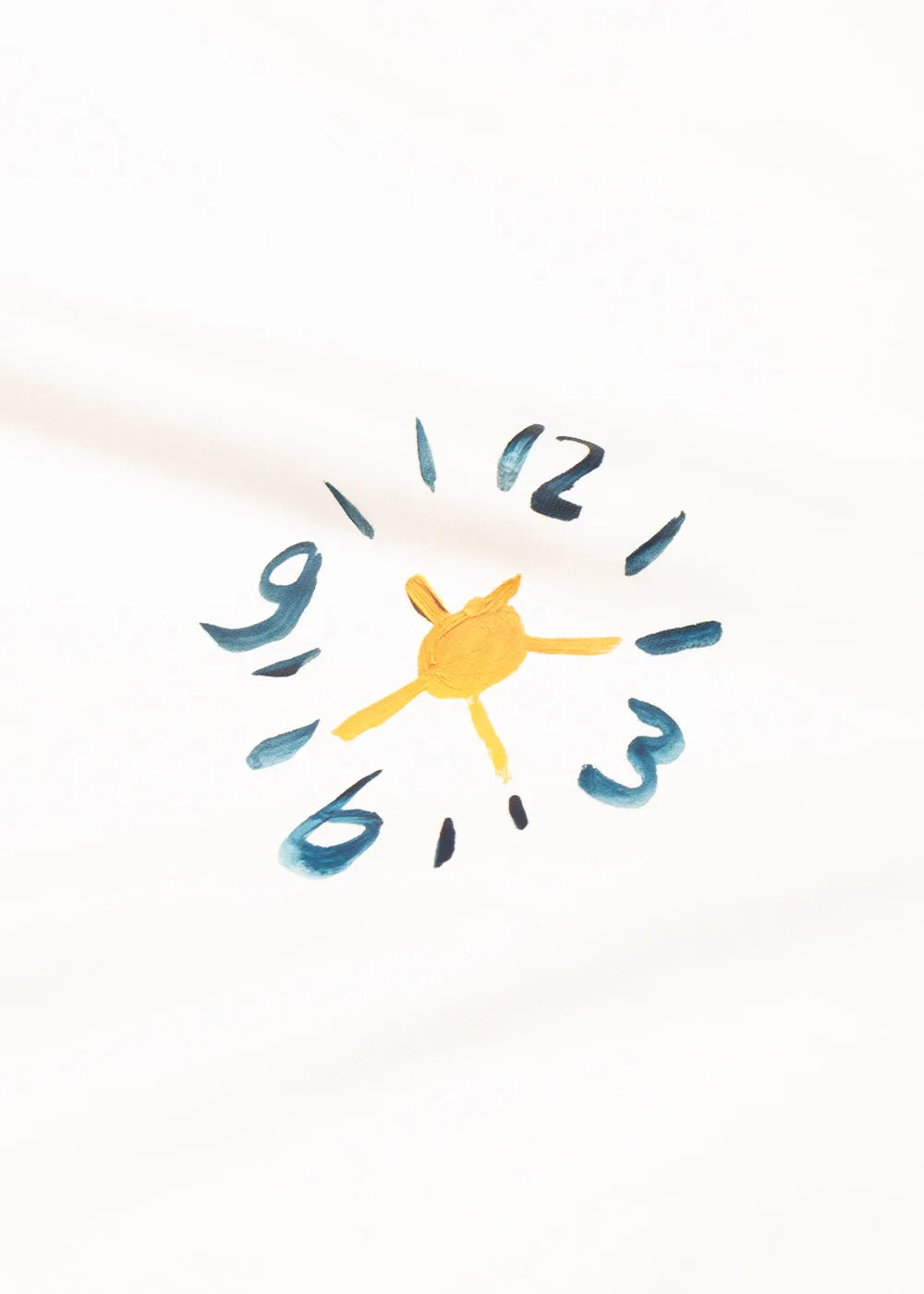 Clock Acrylic T-Shirt - White sold by Bram's Fruit product image thumbnail 4