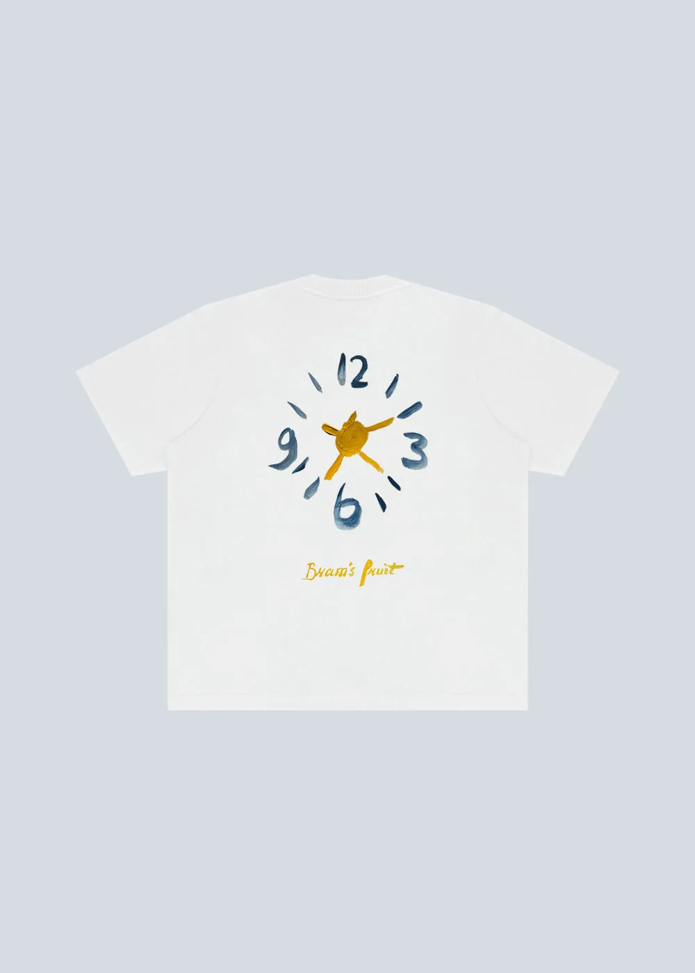 Clock Acrylic T-Shirt - White sold by Bram's Fruit product image thumbnail 5