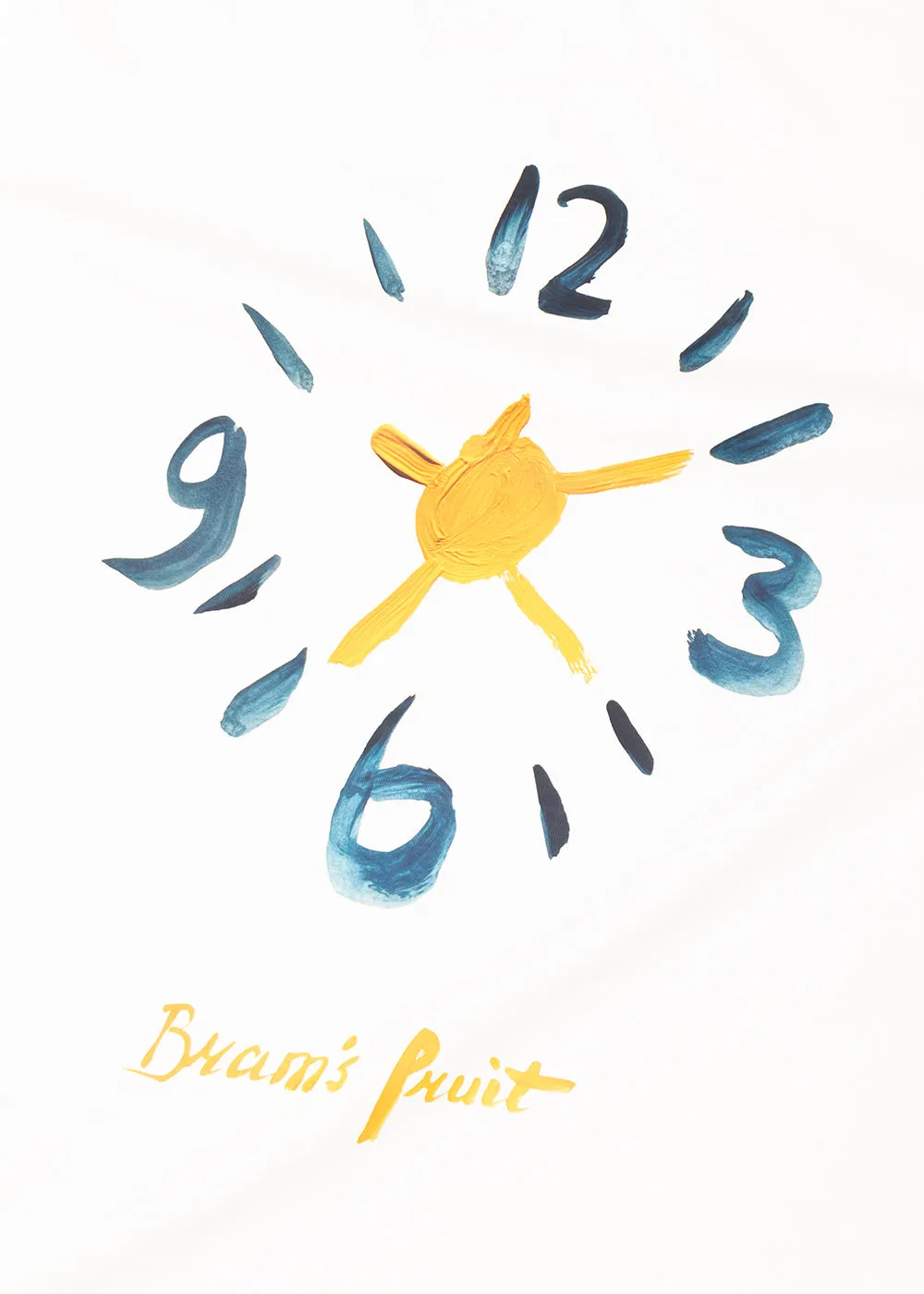 Clock Acrylic T-Shirt - White sold by Bram's Fruit product image thumbnail 3