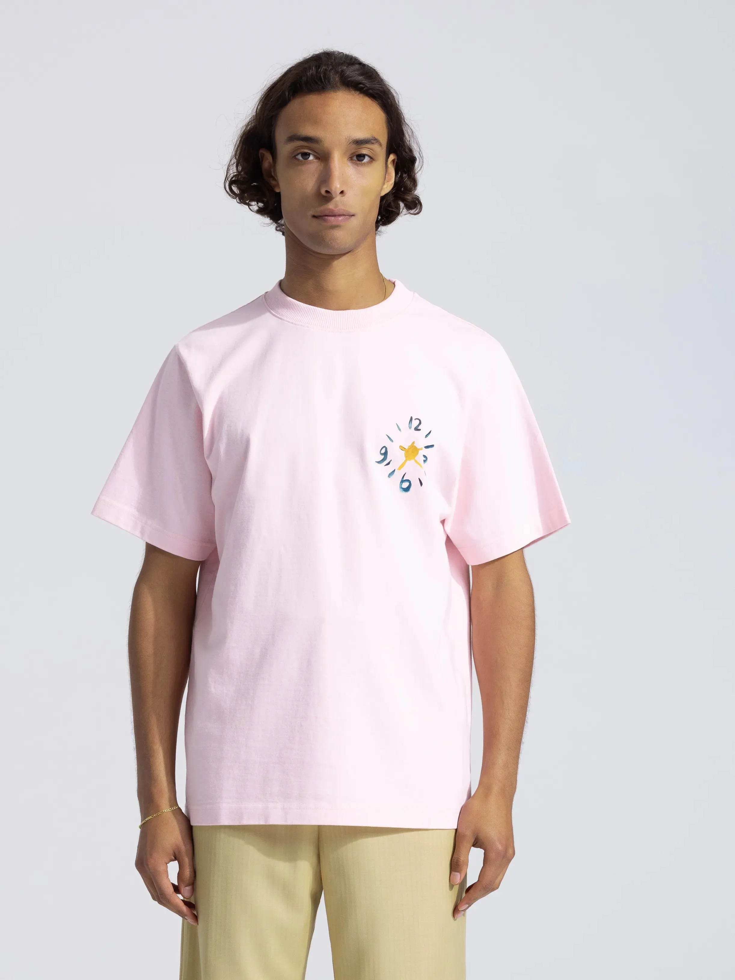 Clock Acrylic T-Shirt - Light Pink sold by Bram's Fruit product image thumbnail 2